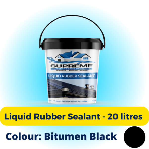 Liquid Rubber Sealant - 20 litres - Bitumen